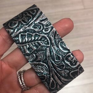 Bohemian Rockstar genuine leather cuff bracelet